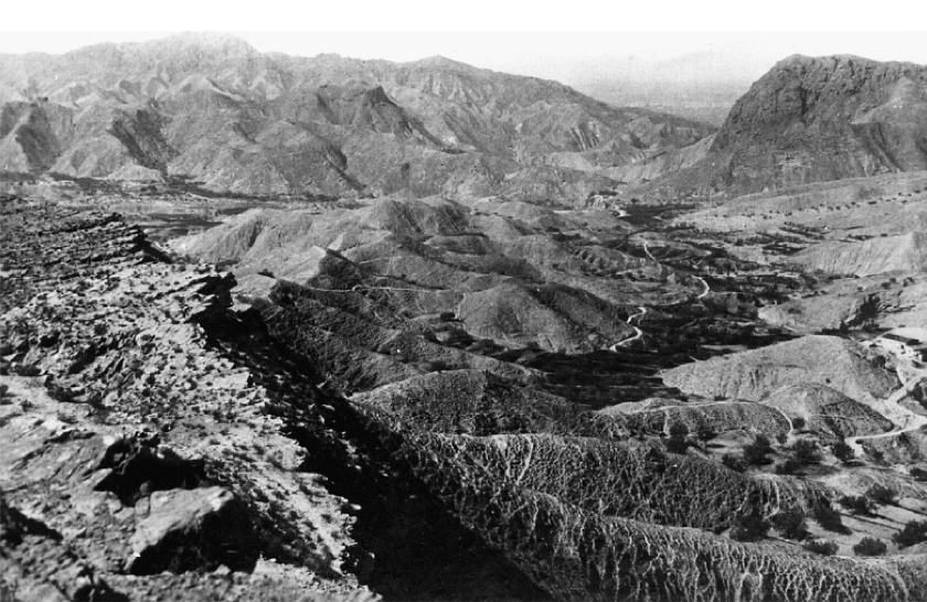 deforested spanish landscape